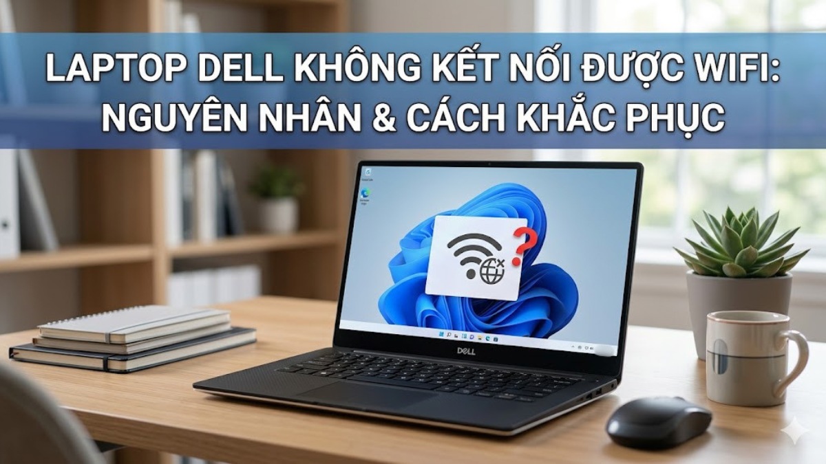 Laptop Dell không kết nối được wifi: Nguyên nhân & cách khắc phục